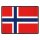 Blechschild "Flagge Norwegen Retro" 40 x 30 cm Dekoschild Länderflagge