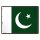 Blechschild "Flagge Pakistan Retro" 40 x 30 cm Dekoschild Nationalflaggen