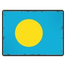 Blechschild "Flagge Palau Retro" 40 x 30 cm...