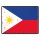 Blechschild "Flagge Philippinen Retro" 40 x 30 cm Dekoschild Länderfahnen
