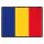 Blechschild "Flagge Rumänien Retro" 40 x 30 cm Dekoschild Länderfahnen