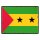 Blechschild "Flagge São Tomé und Príncipe São Tomé Retro" 40 x 30 cm Dekoschild Fahnen