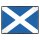 Blechschild "Flagge Schottland Retro" 40 x 30 cm Dekoschild Schottland Flagge