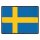Blechschild "Flagge Schweden Retro" 40 x 30 cm Dekoschild Fahnen