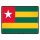 Blechschild "Flagge Togo Retro" 40 x 30 cm Dekoschild Länderflagge