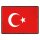 Blechschild "Flagge Türkei Retro" 40 x 30 cm Dekoschild Länderflagge