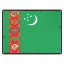 Blechschild "Flagge Turkmenistan Retro" 40 x 30...