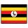 Blechschild "Flagge Uganda Retro" 40 x 30 cm Dekoschild Länderfahnen