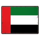 Blechschild "Flagge Vereinigte Arabische Emirate...