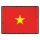 Blechschild "Flagge Vietnams Retro" 40 x 30 cm Dekoschild Länderfahnen