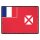Blechschild "Flagge Wallis und Futuna Retro" 40 x 30 cm Dekoschild Länderflagge