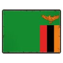 Blechschild "Flagge Sambia Retro" 40 x 30 cm...