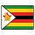 Blechschild "Flagge Simbabwe Retro" 40 x 30 cm Dekoschild Simbabwe Flagge