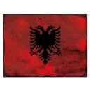 Blechschild "Flagge Albanien Rusty Look" 40 x...