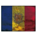 Blechschild "Flagge Andorra Rusty Look" 40 x 30...