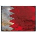 Blechschild "Flagge Bahrain Rusty Look" 40 x 30...