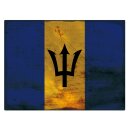 Blechschild "Flagge Barbados Rusty Look" 40 x...
