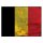 Blechschild "Flagge Belgien Rusty Look" 40 x 30 cm Dekoschild Länderfahnen