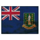 Blechschild "Flagge Britische Jungferninseln Rusty...