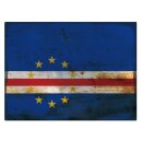 Blechschild "Flagge Kap Verde Rusty Look" 40 x...
