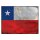 Blechschild "Flagge Chile Rusty Look" 40 x 30 cm Dekoschild Chile Flagge