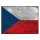 Blechschild "Flagge Tschechien Rusty Look" 40 x 30 cm Dekoschild Fahnen
