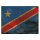 Blechschild "Flagge Demokratische Republik Kongo Rusty Look" 40 x 30 cm Dekoschild Nationalflaggen