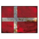 Blechschild "Flagge Dänemark Rusty Look"...