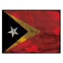 Blechschild "Flagge Osttimor Rusty Look" 40 x...