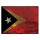 Blechschild "Flagge Osttimor Rusty Look" 40 x 30 cm Dekoschild Nationalflaggen