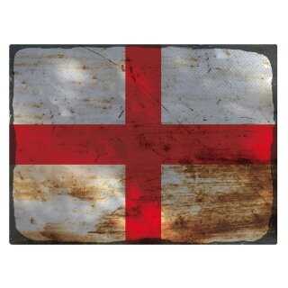 Blechschild "Flagge England Rusty Look" 40 x 30 cm Dekoschild Fahnen