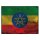 Blechschild "Flagge Äthiopien Rusty Look" 40 x 30 cm Dekoschild Länderflagge