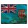 Blechschild "Flagge Fidschi Rusty Look" 40 x 30 cm Dekoschild Länderfahnen