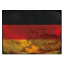 Blechschild "Flagge Deutschland Rusty Look" 40...