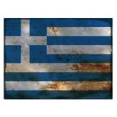 Blechschild "Flagge Griechenland Rusty Look" 40...