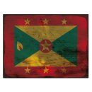 Blechschild "Flagge Grenada Rusty Look" 40 x 30...