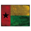 Blechschild "Flagge Guinea-Bissau Rusty Look"...