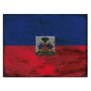 Blechschild "Flagge Haiti Rusty Look" 40 x 30...