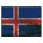 Blechschild "Flagge Island Rusty Look" 40 x 30 cm Dekoschild Nationalflaggen