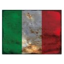 Blechschild "Flagge Italien Rusty Look" 40 x 30...