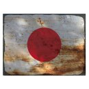 Blechschild "Flagge Japan Rusty Look" 40 x 30...