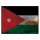 Blechschild "Flagge Jordanien Rusty Look" 40 x 30 cm Dekoschild Jordanien Flagge