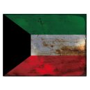 Blechschild "Flagge Kuwait Rusty Look" 40 x 30...