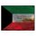 Blechschild "Flagge Kuwait Rusty Look" 40 x 30 cm Dekoschild Länderfahnen