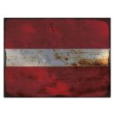 Blechschild "Flagge Lettland Rusty Look" 40 x...