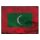 Blechschild "Flagge Malediven Rusty Look" 40 x 30 cm Dekoschild Malediven Flagge