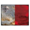Blechschild "Flagge Malta Rusty Look" 40 x 30...
