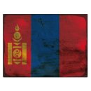 Blechschild "Flagge Mongolei Rusty Look" 40 x...