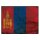 Blechschild "Flagge Mongolei Rusty Look" 40 x 30 cm Dekoschild Mongolei Flagge