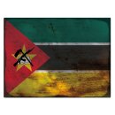 Blechschild "Flagge Mosambik Rusty Look" 40 x...